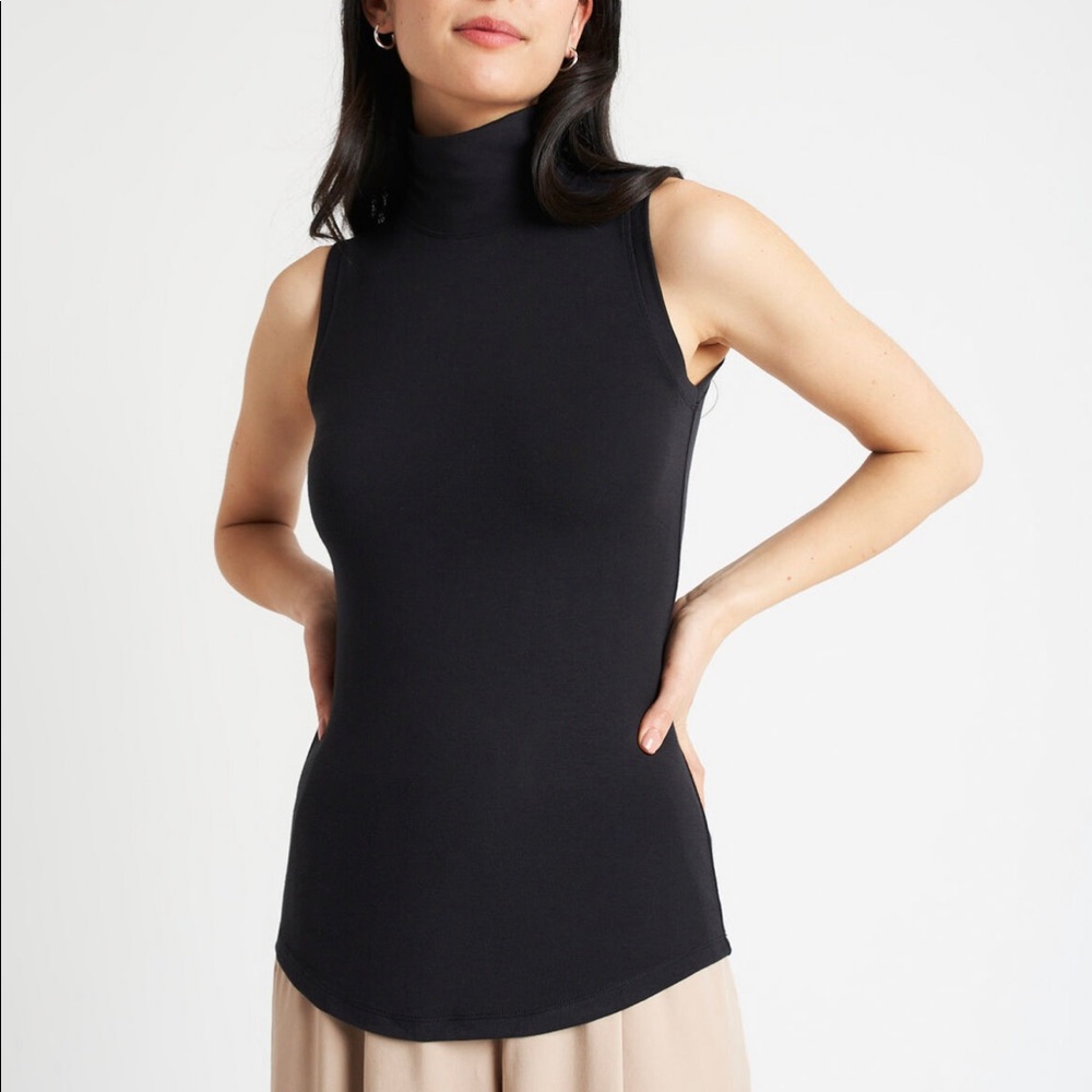 Kit and Ace sleeveless turtleneck